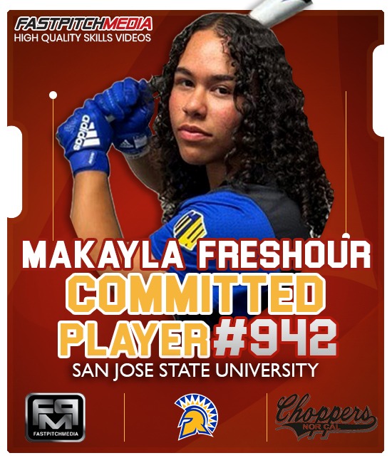 Makayla Freshour Committed to San Jose State University Player Card