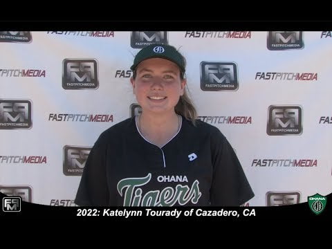 Cover image for softball skills video for player Katelynn Tourady. sn-1335