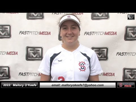 Cover image for softball skills video for player Mallory O’Keefe. sn-391
