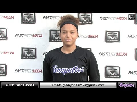 Cover image for softball skills video for player Giana Jones. sn-444