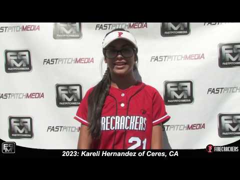 Cover image for softball skills video for player Kareli Hernandez. sn-1208