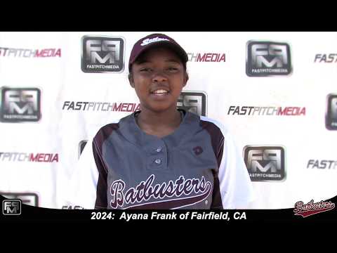 Cover image for softball skills video for player Ayana Frank. sn-812