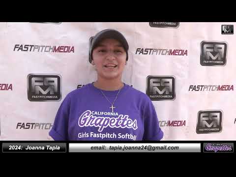 Cover image for softball skills video for player Joanna Tapia. sn-155