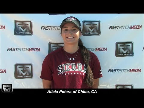 Cover image for softball skills video for player Alicia Peters. sn-2230