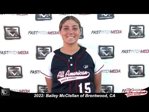 Cover image for softball skills video for player Bailey McClellan. sn-1238