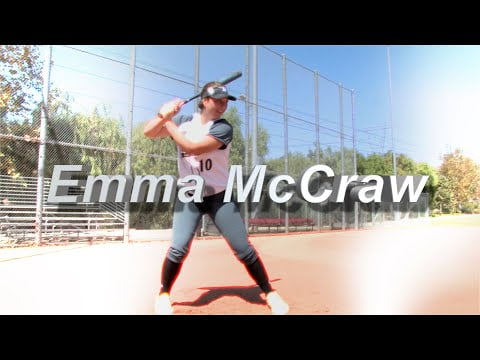 Cover image for softball skills video for player Emma McCraw. sn-628