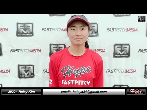 Cover image for softball skills video for player Haley Kim. sn-342