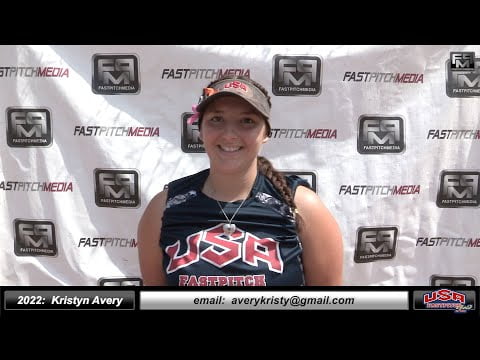 Cover image for softball skills video for player Kristyn Avery. sn-236
