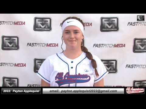 Cover image for softball skills video for player Payton Applequist. sn-710