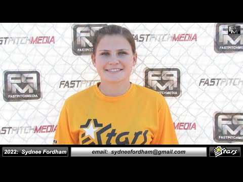 Cover image for softball skills video for player Sydnee Fordham. sn-622