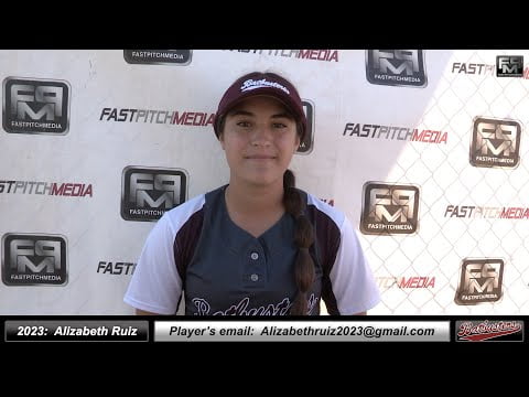 Cover image for softball skills video for player Alizabeth Ruiz. sn-121