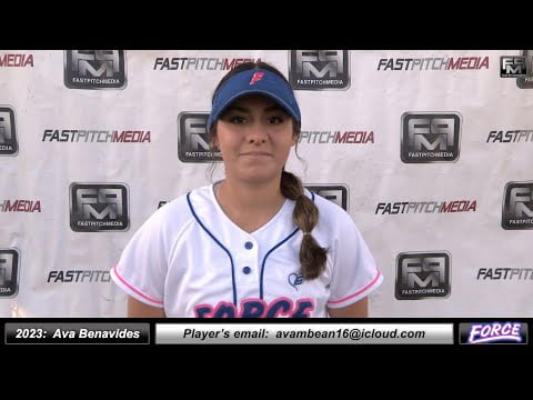 Cover image for softball skills video for player Ava Benavides. sn-32