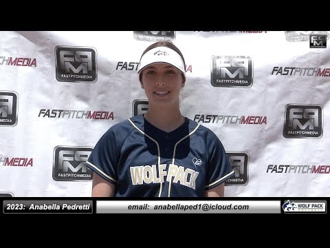 Cover image for softball skills video for player Anabella Pedretti. sn-265