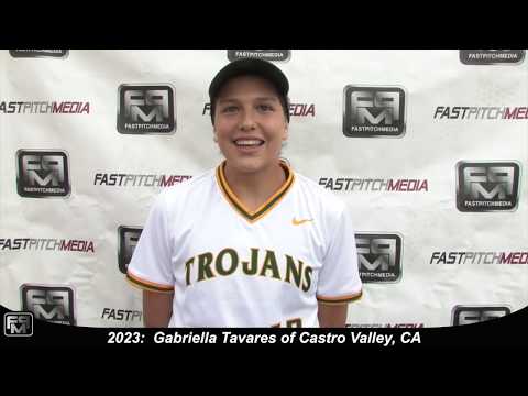 Cover image for softball skills video for player Gabriella Tavares. sn-908