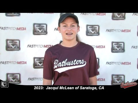 Cover image for softball skills video for player Jacqui McLean. sn-827