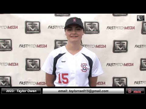 Cover image for softball skills video for player Taylor Owen. sn-396