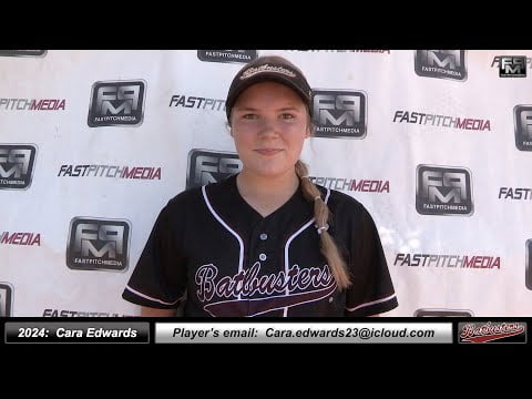 Cover image for softball skills video for player Cara Edwards. sn-117