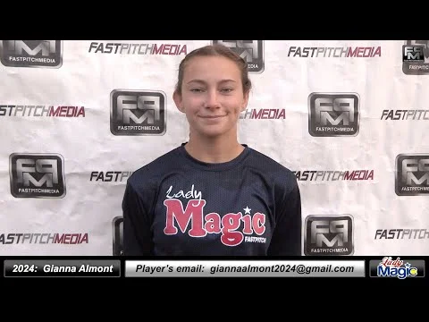 Cover image for softball skills video for player Gianna Almont. sn-18